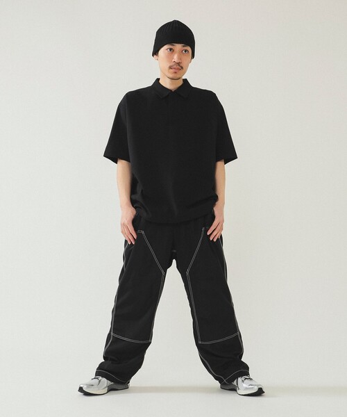 BEAMS(ビームス)の「BEAMS / サイドポケット ポロ シャツ(ポロシャツ・メンズ・ブラック/ホワイト・S/M/L/XL)」の10枚目の写真