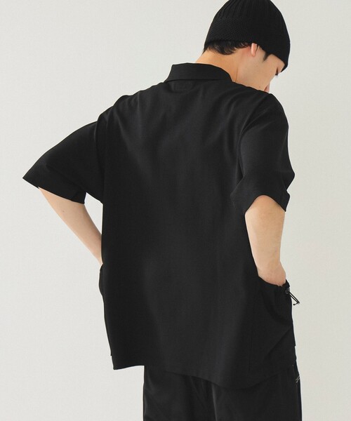 BEAMS(ビームス)の「BEAMS / サイドポケット ポロ シャツ(ポロシャツ・メンズ・ブラック/ホワイト・S/M/L/XL)」の13枚目の写真