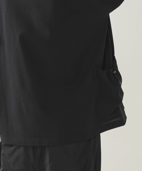 BEAMS(ビームス)の「BEAMS / サイドポケット ポロ シャツ(ポロシャツ・メンズ・ブラック/ホワイト・S/M/L/XL)」の14枚目の写真