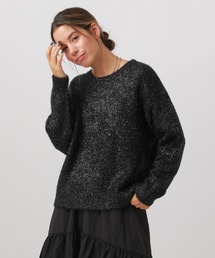 BAYFLOW | ラメフェザーニットプルオーバー(ニット/セーター)