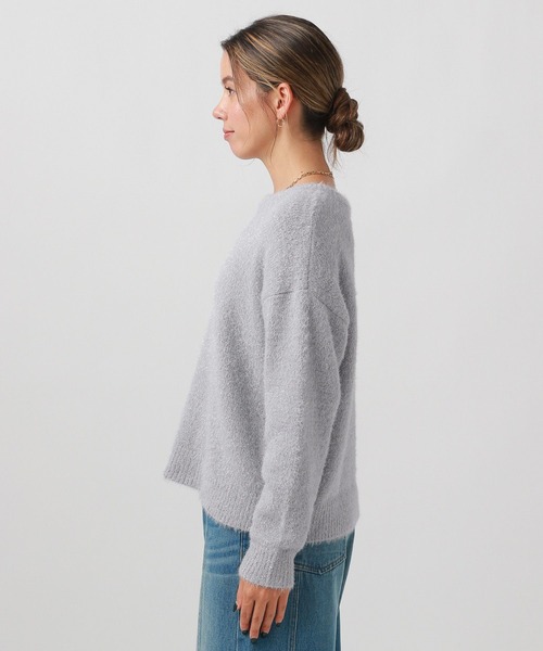 BAYFLOW（ベイフロー）の「ラメフェザーニットプルオーバー（ニット/セーター・レディース・ブラック/ブルー/ライトグレー・FREE）」の13枚目の写真