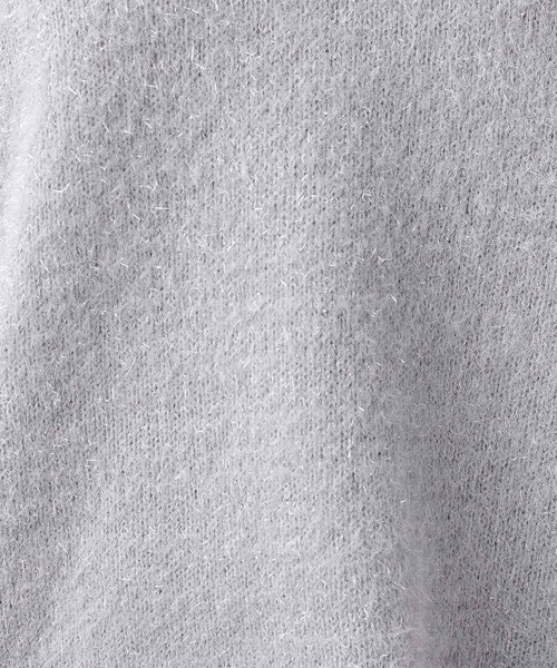 BAYFLOW（ベイフロー）の「ラメフェザーニットプルオーバー（ニット/セーター・レディース・ブラック/ブルー/ライトグレー・FREE）」の19枚目の写真