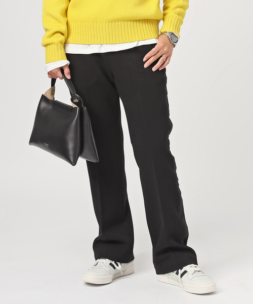 AP STUDIO（エーピーストゥディオ）の「Side Line T/R Pants（スラックス・レディース・グレー/ブラック・38/36/40）」の21枚目の写真