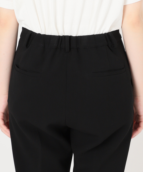 AP STUDIO（エーピーストゥディオ）の「Side Line T/R Pants（スラックス・レディース・グレー/ブラック・38/36/40）」の6枚目の写真