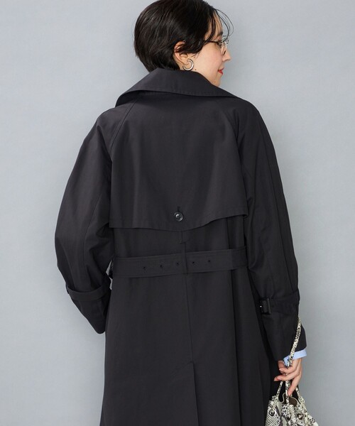 NOLLEY’S（ノーリーズ）の「NMPスーピマ撥水トレンチコート（トレンチコート・レディース・ダークネイビー/ベージュ・S/M）」の10枚目の写真