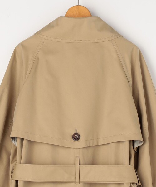 NOLLEY’S（ノーリーズ）の「NMPスーピマ撥水トレンチコート（トレンチコート・レディース・ダークネイビー/ベージュ・S/M）」の15枚目の写真