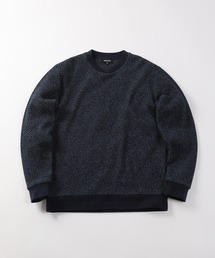 MEN'S BIGI | ハニカム編みクルーネックスウェット(スウェット)