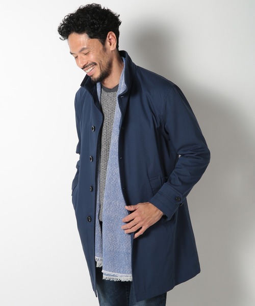 MEN'S BIGI（メンズビギ）の「ハニカム編みクルーネックスウェット（スウェット・メンズ・グレー系その他/ネイビー・03/01/02）」の14枚目の写真