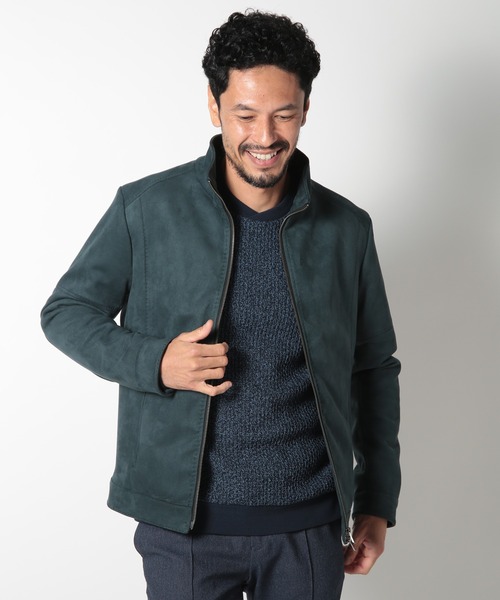 MEN'S BIGI（メンズビギ）の「ハニカム編みクルーネックスウェット（スウェット・メンズ・グレー系その他/ネイビー・03/01/02）」の17枚目の写真