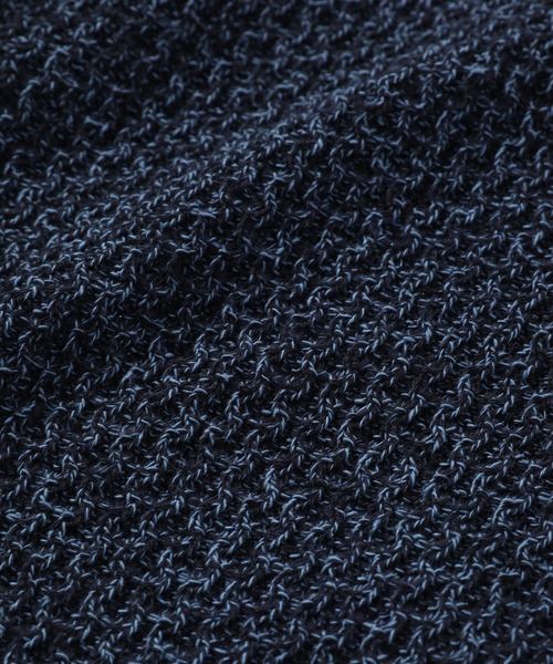 MEN'S BIGI（メンズビギ）の「ハニカム編みクルーネックスウェット（スウェット・メンズ・グレー系その他/ネイビー・03/01/02）」の11枚目の写真