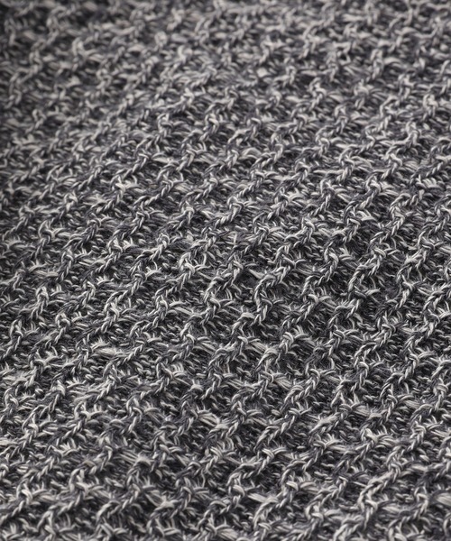 MEN'S BIGI（メンズビギ）の「ハニカム編みクルーネックスウェット（スウェット・メンズ・グレー系その他/ネイビー・03/01/02）」の10枚目の写真