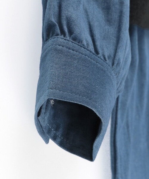 EDWIN（エドウィン）の「【Ou? by EDWIN】デニムワンピース×ベストセット（ワンピース・キッズ・ブルー・100/110/120/130/150/140）」の5枚目の写真