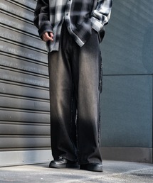 JOHN'S CLOSET | 【13】サイドフリンジワイドバギー デニム(デニムパンツ)