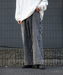 JOHN'S CLOSET | 【13】サイドフリンジワイドバギー デニム(デニムパンツ)