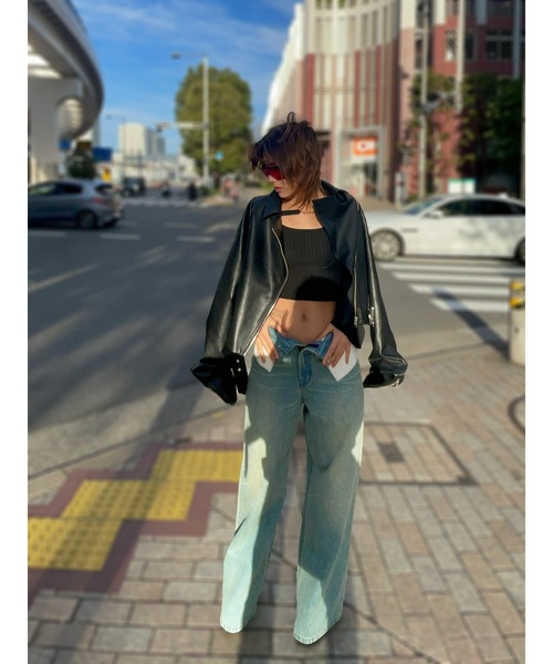 DURAS（デュラス）の「Knit with logo plate（ニット/セーター・レディース・ピンク/ブラック/ワインレッド・FREE）」の15枚目の写真