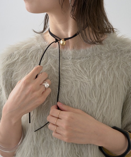 Omekashi（オメカシ）の「リボンチョーカー（ネックレス・レディース・シルバー/ゴールド・FREE）」の9枚目の写真