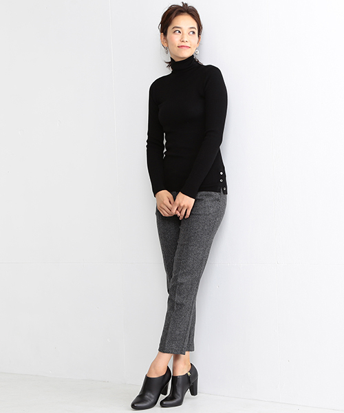 BEAMS LIGHTS Women's(ビームスライツ ウィメンズ)の「BEAMS LIGHTS / ウォッシャブルウール タートル(ニット/セーター・レディース・ホワイト/ブラック/グレー/ネイビー・FREE)」の14枚目の写真