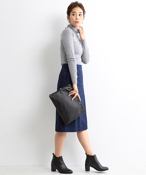 BEAMS LIGHTS Women's(ビームスライツ ウィメンズ)の「BEAMS LIGHTS / ウォッシャブルウール タートル(ニット/セーター・レディース・ホワイト/ブラック/グレー/ネイビー・FREE)」の15枚目の写真