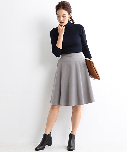 BEAMS LIGHTS Women's(ビームスライツ ウィメンズ)の「BEAMS LIGHTS / ウォッシャブルウール タートル(ニット/セーター・レディース・ホワイト/ブラック/グレー/ネイビー・FREE)」の7枚目の写真