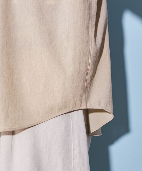 CITEN（シテン）の「＜CITEN＞シアー ビッグ シャツ（シャツ/ブラウス・メンズ・ナチュラル/ブラック・L/M）」の14枚目の写真