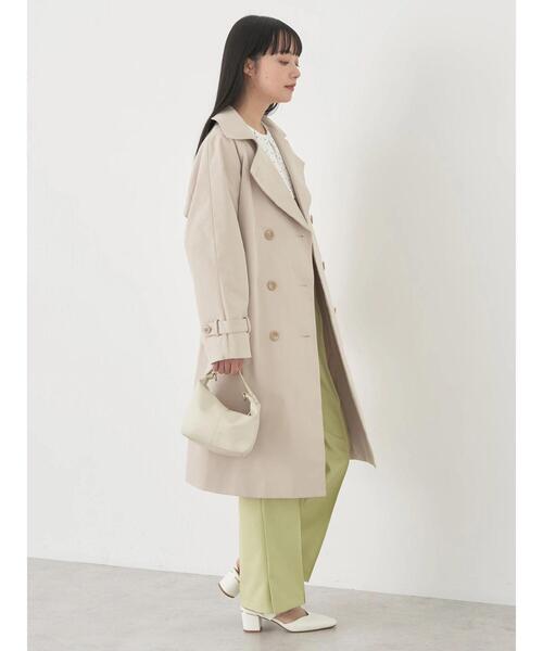 earth music&ecology(アースミュージックアンドエコロジー)の「ベーシックトレンチコート(トレンチコート・レディース・ライトベージュ/ベージュ・S/M)」の7枚目の写真