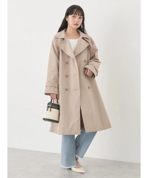 earth music&ecology(アースミュージックアンドエコロジー)の「ベーシックトレンチコート(トレンチコート・レディース・ライトベージュ/ベージュ・S/M)」の11枚目の写真