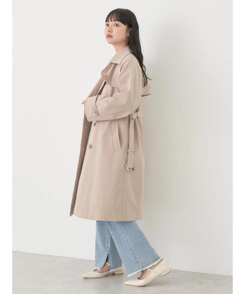earth music&ecology(アースミュージックアンドエコロジー)の「ベーシックトレンチコート(トレンチコート・レディース・ライトベージュ/ベージュ・S/M)」の12枚目の写真