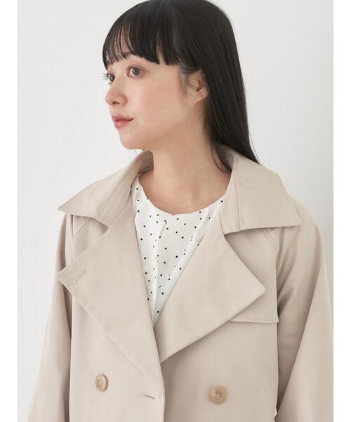 earth music&ecology(アースミュージックアンドエコロジー)の「ベーシックトレンチコート(トレンチコート・レディース・ライトベージュ/ベージュ・S/M)」の17枚目の写真
