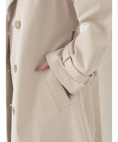 earth music&ecology(アースミュージックアンドエコロジー)の「ベーシックトレンチコート(トレンチコート・レディース・ライトベージュ/ベージュ・S/M)」の19枚目の写真