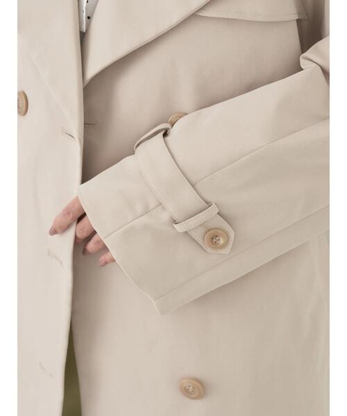 earth music&ecology(アースミュージックアンドエコロジー)の「ベーシックトレンチコート(トレンチコート・レディース・ライトベージュ/ベージュ・S/M)」の20枚目の写真