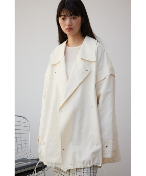 AZUL BY MOUSSY ミリタリーコート 2WAYミリタリーミドルコート｜WOMEN｜250HSM30-114B｜AZUL BY