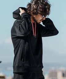 mpa3397- Neon Color Accent Mini Print Parka パーカー