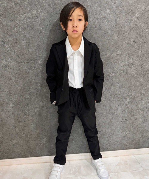 THE CASUAL（カジュアル）の「無地オックスフォードシャツ（シャツ/ブラウス・キッズ・オフホワイト/グレー系/ネイビー系/チャコール/ベージュ/サックスブルー系・110cm/120cm/130cm/140cm/150cm/160cm）」の7枚目の写真