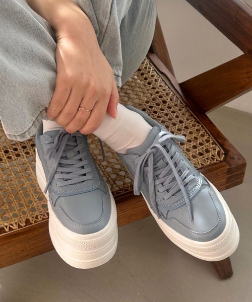 ORiental TRaffic（オリエンタルトラフィック）の「厚底 ローカット スニーカー /OT3736（スニーカー・レディース・ブルー/ブラック/ホワイト・39/40/35/36/37/38）」の16枚目の写真