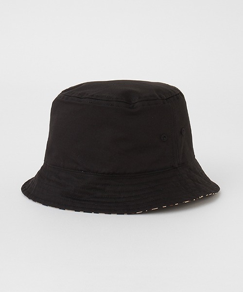 X-girl Stages(エックスガールステージス)の「オーバルロゴ刺繍リバーシブルバケットハット(ハット・キッズ・ブラック/ラベンダー・XS(48-52)/S(52-56))」の15枚目の写真