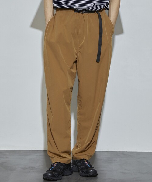 5525Gallery（ゴーゴーニーゴーギャラリー）の「SHIRT FIRSTHAND by 5525gallery/シャツファーストハンド バイ 5525ギャラリー SHFH SHELL SLACKS PANT / ウェービングベルトシェルスラックス（スラックス・メンズ・キャメル/ブラック/グレー・LARGE/MEDIUM）」の21枚目の写真