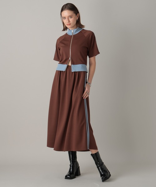 FOREVER 21(フォーエバー トゥエンティーワン)の「【2024SS】ラインジャージフレアスカート(スカート・レディース・ブラック/オフホワイト/ライトブラウン・FREE)」の9枚目の写真