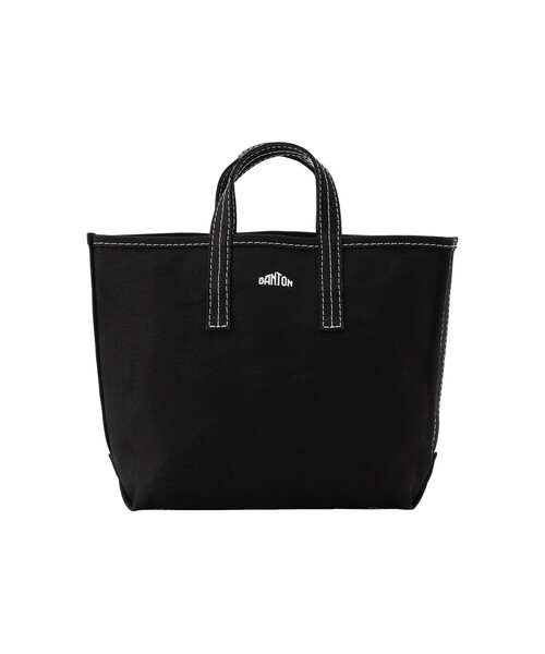 DANTON（ダントン）の「COTTON CANVAS TOTE BAG〈VOSGES MOYEN〉（トートバッグ・レディース・ブラック/ピンク系その他/アイボリー/ブルー/グレー/クリーム/ベージュ/グリーン・-）」の2枚目の写真