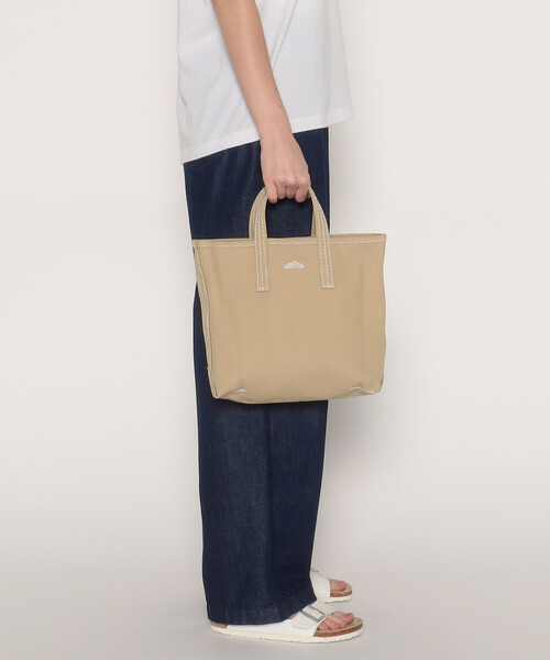 DANTON（ダントン）の「COTTON CANVAS TOTE BAG〈VOSGES MOYEN〉（トートバッグ・レディース・ブラック/ピンク系その他/アイボリー/ブルー/グレー/クリーム/ベージュ/グリーン・-）」の19枚目の写真