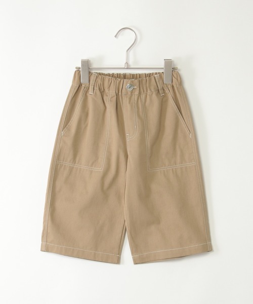 ikka（イッカ）の「ツイルイージー6分丈パンツ（120~160cm）（その他パンツ・キッズ・ベージュ/ブラック/オリーブ/ブルー・120/130/140/150/160）」の5枚目の写真