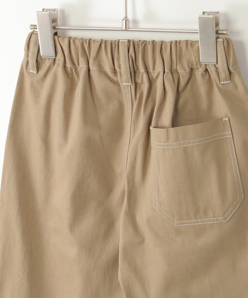ikka（イッカ）の「ツイルイージー6分丈パンツ（120~160cm）（その他パンツ・キッズ・ベージュ/ブラック/オリーブ/ブルー・120/130/140/150/160）」の7枚目の写真