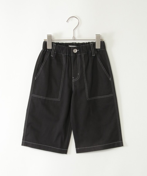 ikka（イッカ）の「ツイルイージー6分丈パンツ（120~160cm）（その他パンツ・キッズ・ベージュ/ブラック/オリーブ/ブルー・120/130/140/150/160）」の14枚目の写真