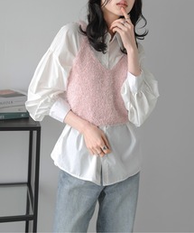 AMELY | ラメシャギービスチェ(キャミソール)