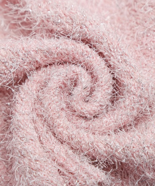 AMELY（エミリー）の「ラメシャギービスチェ（キャミソール・レディース・ピンク/ブラック/ベージュ/シルバー/ブラウン系/グレー・フリー）」の14枚目の写真