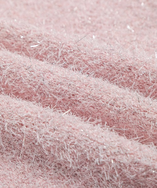 AMELY（エミリー）の「ラメシャギービスチェ（キャミソール・レディース・ピンク/ブラック/ベージュ/シルバー/ブラウン系/グレー・フリー）」の15枚目の写真