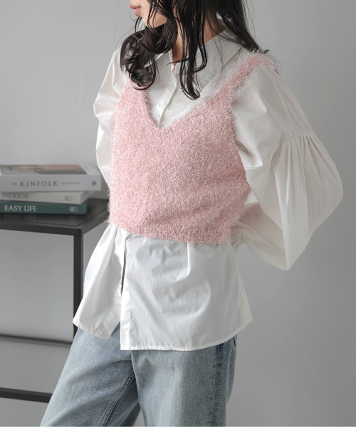 セール】ラメシャギービスチェ（キャミソール）｜AMELY（エミリー）の