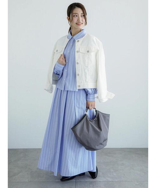 ♥️新品タグ付き　 TO BE CHICノーカラーデニムジャケット42ネイビ… セール】 リアクティブデニム ノーカラー ジャケット （ノー