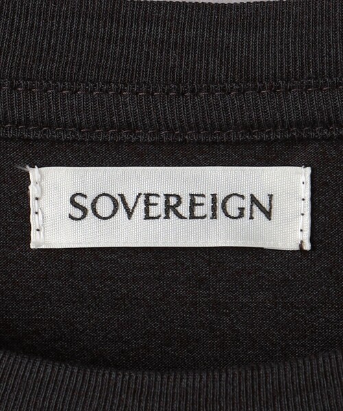 SOVEREIGN（ソブリン）の「＜SOVEREIGN＞ ロングスリーブ Tシャツ（Tシャツ/カットソー・メンズ・ネイビー/ダークブラウン・XL/L/M/S）」の9枚目の写真