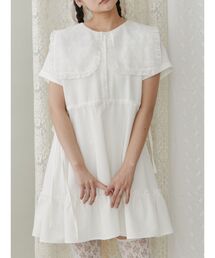 merry jenny | スクエアカラーミニワンピース(ワンピース)