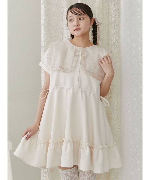 merry jenny（メリージェニー）の「スクエアカラーミニワンピース